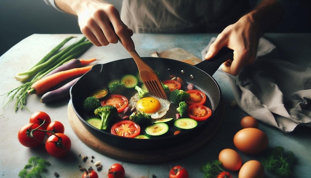 Vegan Cooking PlantBased Breakfast in a Skillet