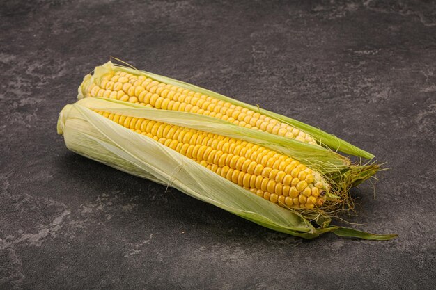 Vegan cuisine Ripe sweet corn