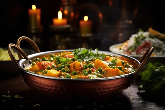 Vegan Indian Cuisine Vegetable Curry