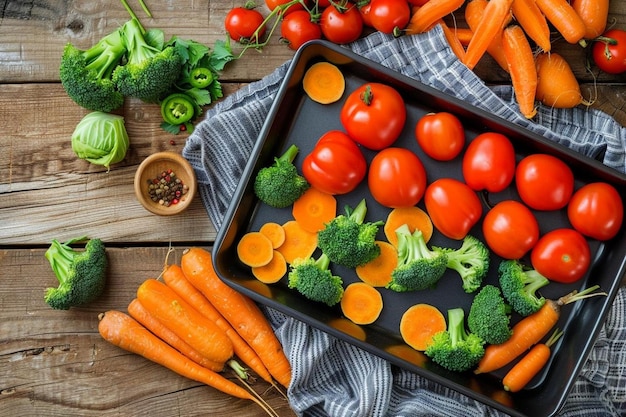 Vegetable casserole with broccoli