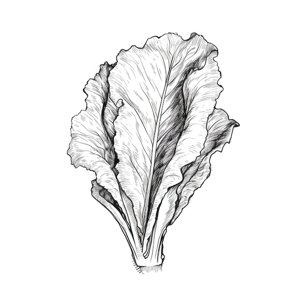 Vegetable lettuce ai generated