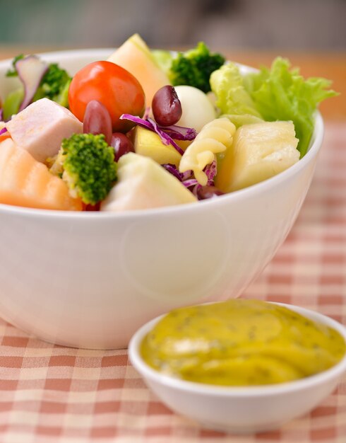 Vegetable salad for healthy