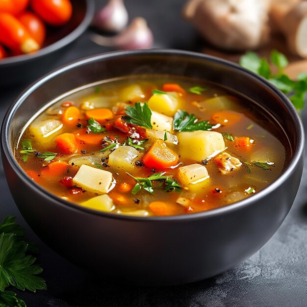 Photo vegetable soup