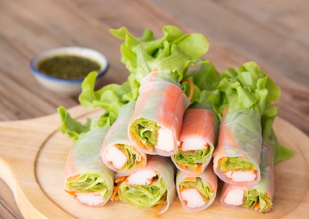 Vegetable spring roll