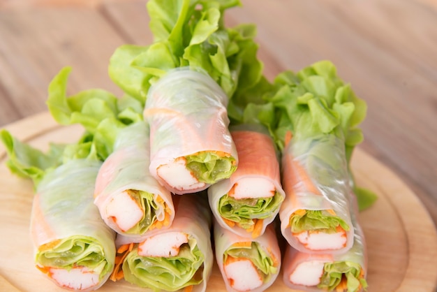 Vegetable spring roll