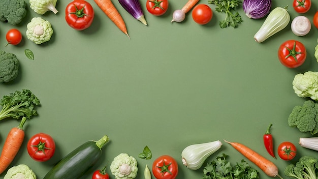 Photo vegetables background very cool concept