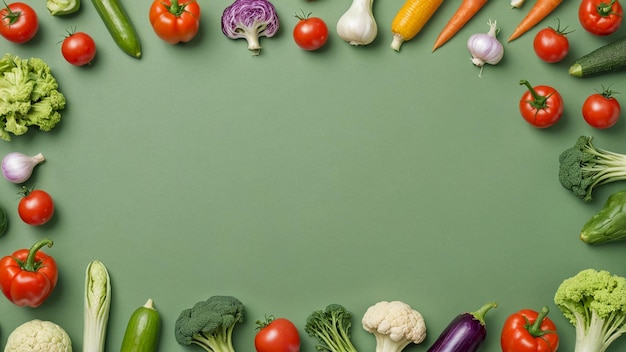 Photo vegetables background very cool concept