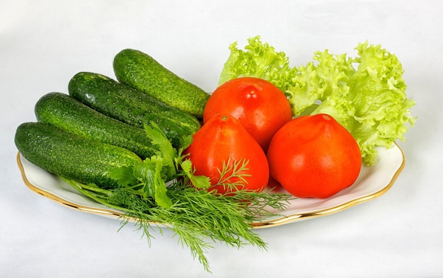 Vegetables green cucumber