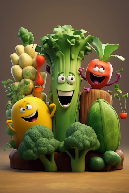 The Veggie Brigade Unveiling the Tales of Vegetable Characters