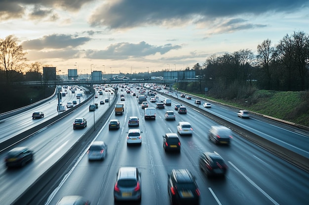 Vehicles Driving on Highways