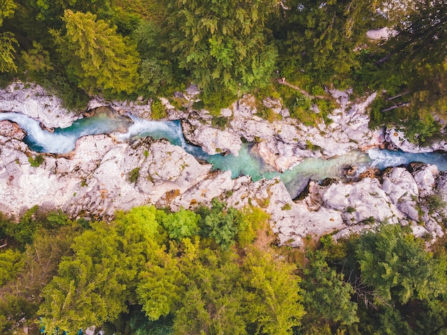 Velika Korita or Great canyon of Soca river Bovec Slovenia Great river soca gorge in triglav national parkxDxA