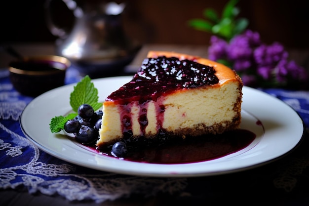 Velvety Smooth New York Cheesecake Irresistible Sweetness