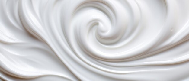 Photo velvety yogurt texture in detail epitome of dairy creaminess ai generative