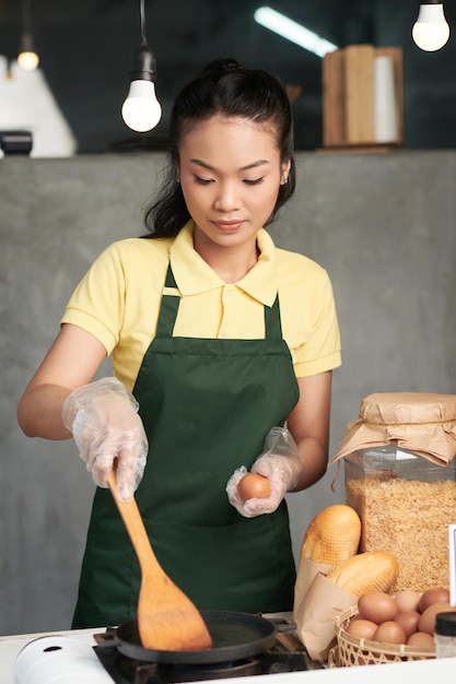 Vendor Frying Eggs