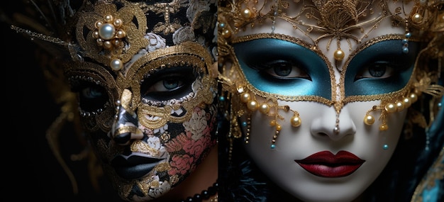 Venetian carnival mask