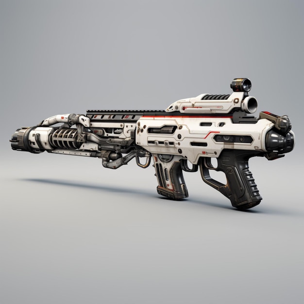 Vengeance rifle with white background high quality