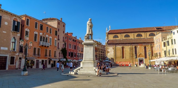 Venice Campo Santo Stefano square