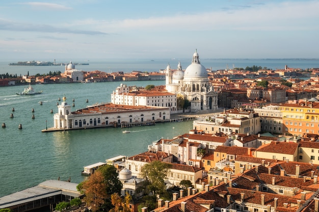 Venice Italy and Basilica Santa Maria della Salute