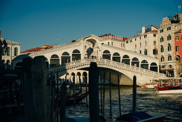 VENICE ITALY nov 2021 Rialto Bridge and Grand Canal