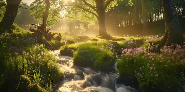 Verdant Forest Stream