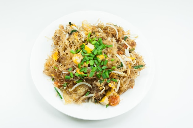 Vermicelli Pad Thai Thailand's national dishes Thai style noodles