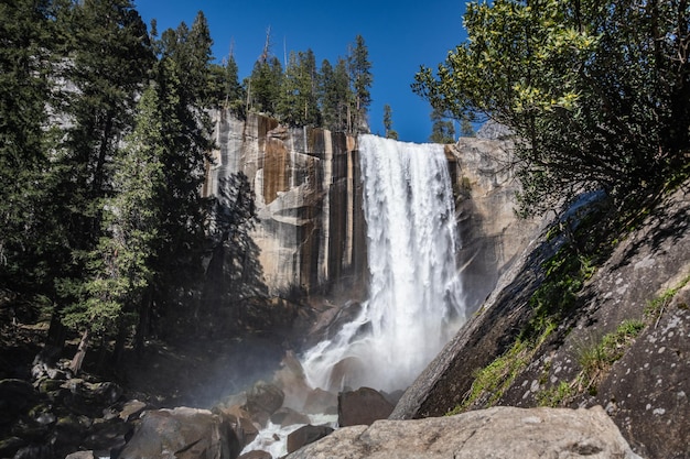 Vernal Falls in Yosemite NP