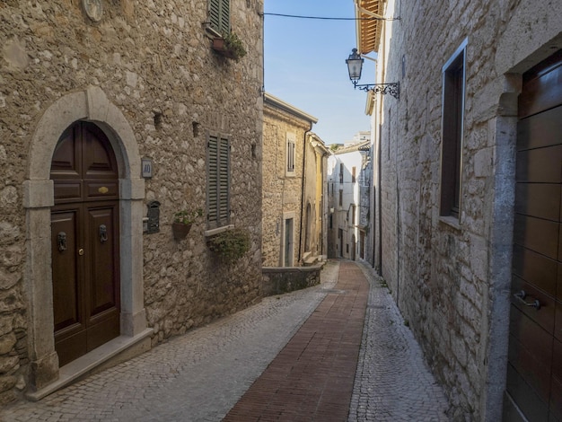 Veroli medieval village lazio frosinone view