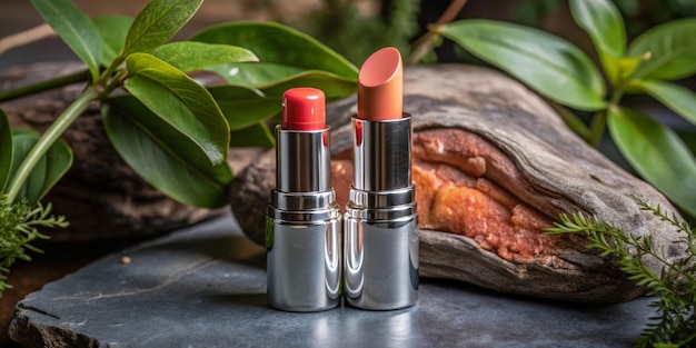 A versatile lip product that combines lipstick lip gloss and lip balm in one sleek package