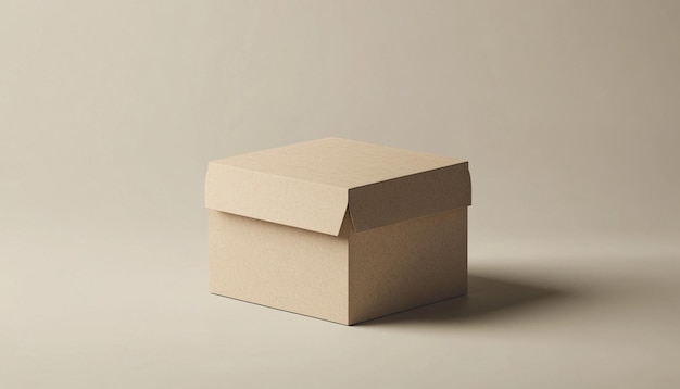 versatile and professional box packaging mockup template cardboard template with copy space