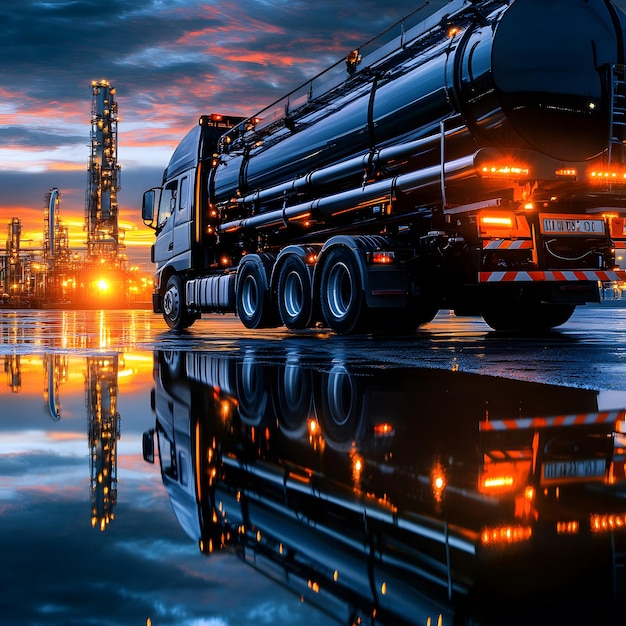 Photo versatile tanker trucks fuel oil and chemical transport solutions for heavyduty liquid hauling