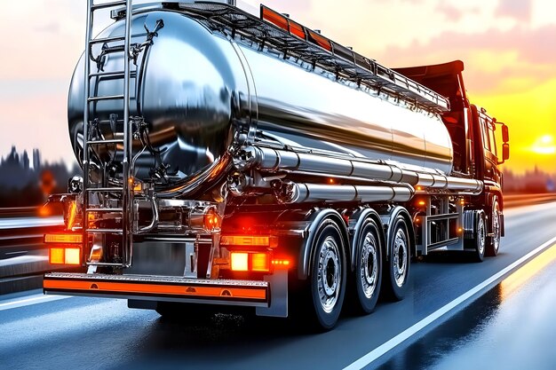 Photo versatile tanker trucks fuel oil and chemical transport solutions for heavyduty liquid hauling