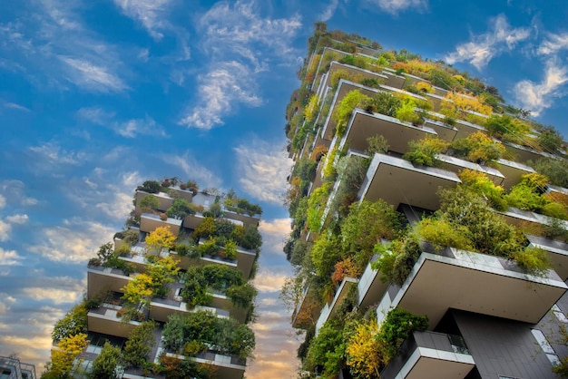 Vertical forest ecosustainable home