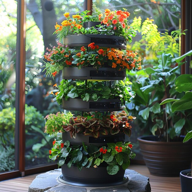 Vertical Gardening Benefits Showcase The Background