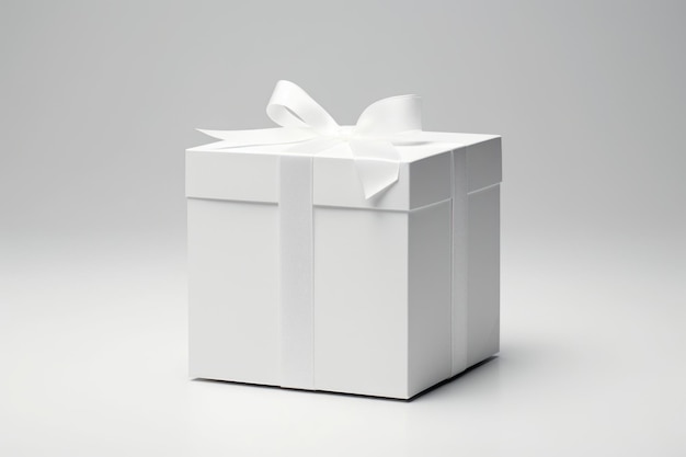 Vertical Gift Box Mockup gift box paper