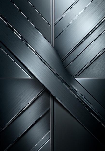 Photo vertical metal texture steel silver background ai generated image