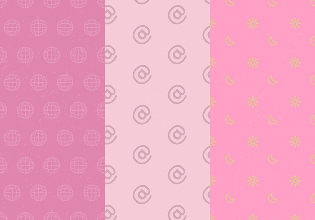 Vertical Retro Flyers Backgrounds Patterns For Your Information Cute Designs In Pastel Colors