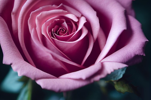 Vertical shot of beautiful bloomed rose at nature