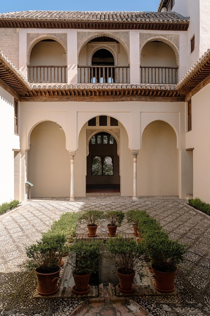 Vertical shot of Palacio de Dar al-Horra in Granada