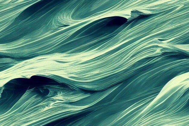 Vertical shot of Vintage ocean waves seamless textile pattern 3d illustrated