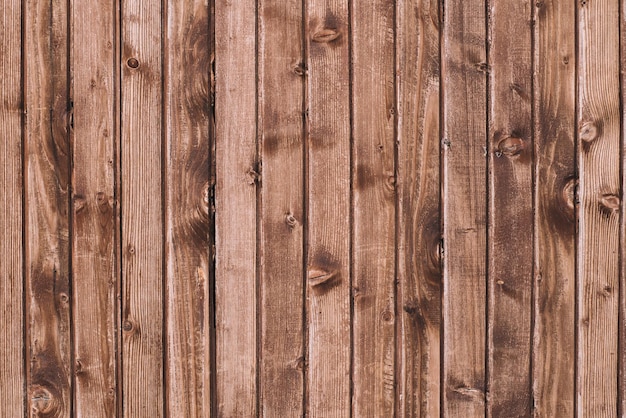 Vertical wooden brown planks