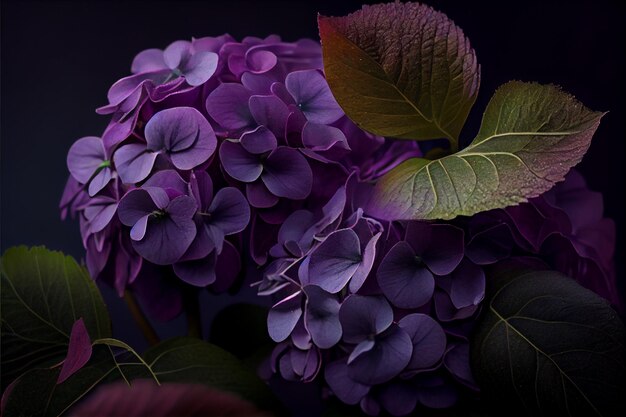 Very beautiful Hydrangea flowers