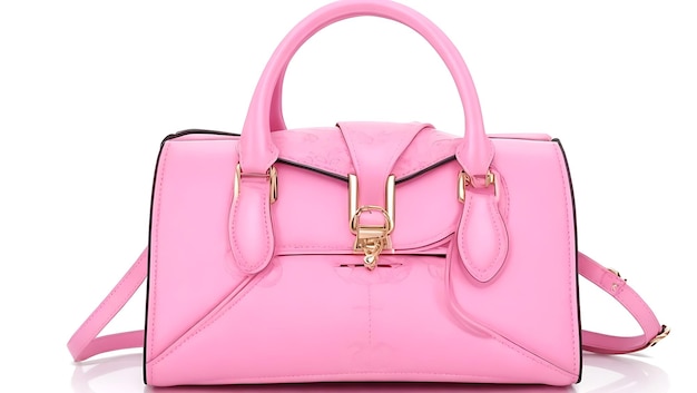 A very beautiful pink ladies bag Ai Generated