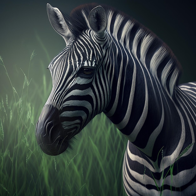 Very beautiful south africa animals zebra images Generative AI