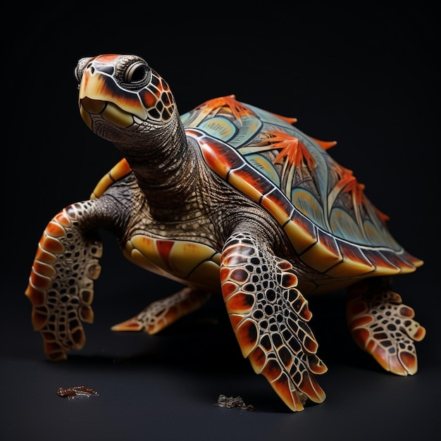 Very detailed and real turtle photos