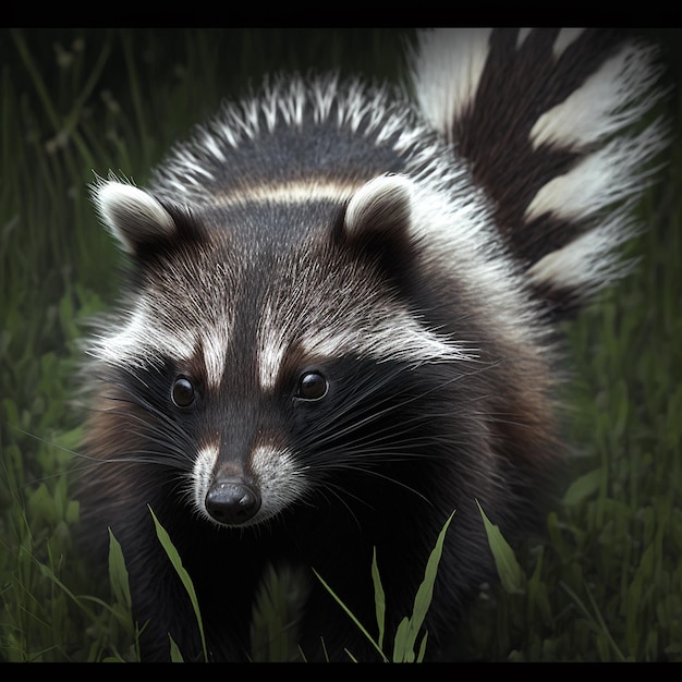 Very nice raccoon animal images Generative AI