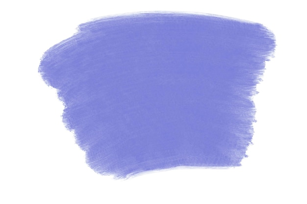 Very peri violet abstract brush strokes color of the year on white isolated background high quality