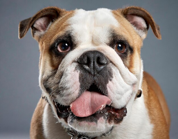 a very wonderful bulldog portrait