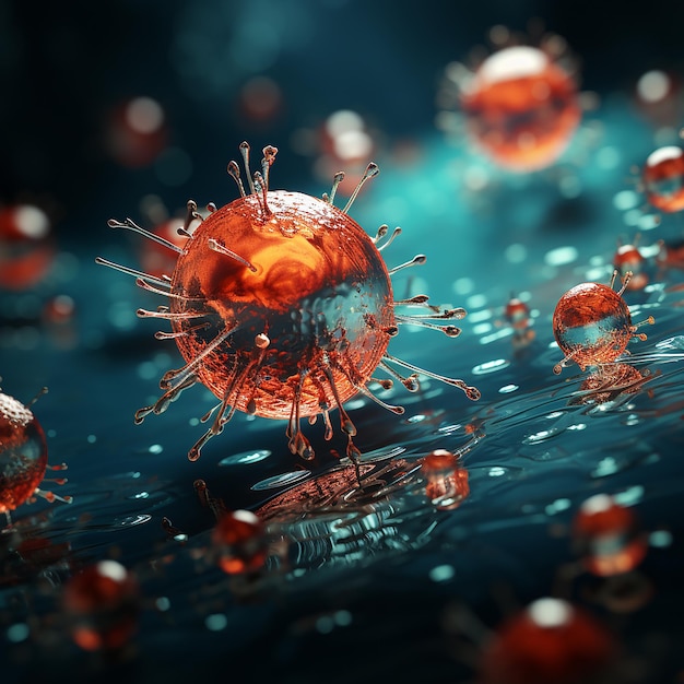 Vesicle 3D Render Exosomes and Vesicles Biomedical