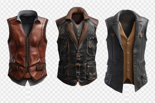 Vests Presentation Isolated In Transparent Background