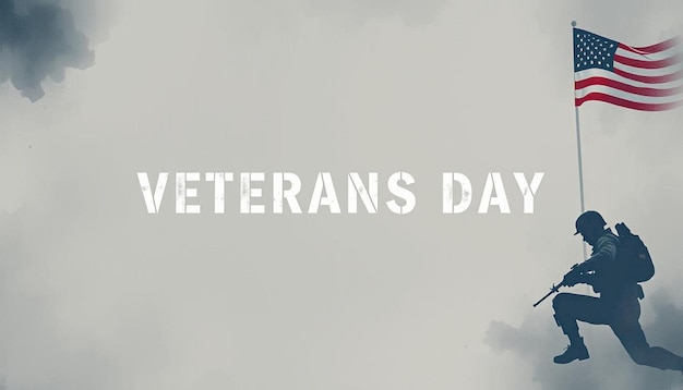 Veteran day background design